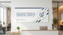 design finance logo and banners