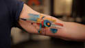 custom an abstract black tattoo design