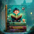 create a custom cartoon book cover design