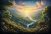create epic fantasy landscape illustrations