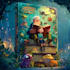 design a high quality cartoon book cover