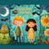 create a creative childrens book cover illustration