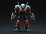 design a professional futuristic robot character for you