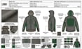 create clothing tech pack and technical flat sketch for fashion clothing design