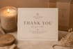 design luxury thank you cards for boutique brands
