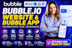 design bubble io website bubble app mvp bubble saas adalo bubble app developer