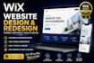 create wix website design redesign wix website