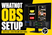 setup obs studio for whatnot vertical livestream auctions