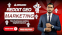 do organic reddit seo post for ai business website saas app link promotion