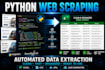 provide verified b2b leads and web scraping services