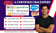 zoho bigin salesforce pipedrive data entry freshsales funnel airtable automation