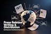 write and distribute professional press releases for maximum media exposure
