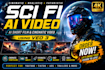create realistic sci fi video, ai short film using veo 3