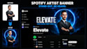 design a stunning spotify artist banner and profile header