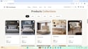 build a modern furniture ecommerce website with admin dashboard