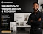 develop and design a squarespace website