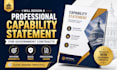 design a capability statement for federal contract bids