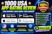 do 5000 USA ios android app install, mobile app active users