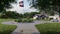 design elegant front yard with planting design