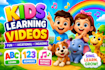 create kids video animation, kid learning video, nursery rhymes