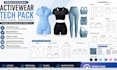 design tech pack sportswear and fashion tech packs, clothing