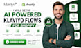 setup ai powered klaviyo flows for shopify