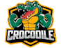 draw awesome crocodile mascot logo with express deliver
