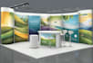 design professional trade show booth graphics and backdrops