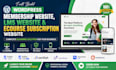 build wordpress membership website, lms website and ecourse subscription website