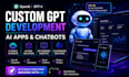 build custom gpt ai apps websites saas and chatbots