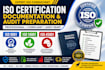 do iso 9001, 45001, 14001, certification and documentation