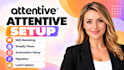 set up attentive SMS marketing attentive shopify automation flows and migration