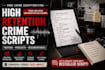write high retention true crime youtube and podcast scripts