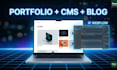 design develop a responsive webflow portfolio cms website blog webflow webisite