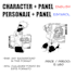 draw an expressive manga lineart illustration