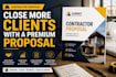 create a professional business proposal PDF