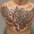 create a custom tattoo design for chest tattoo, back tattoo