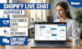provide professional shopify customer support service