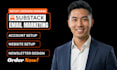 substack account setup design substack newsletter substack post podcast setup