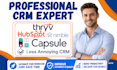setup less annoying crm capsule nimble thryv hubspot sales automation