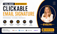 make responsive clickable email signature
