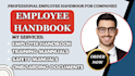 create pro logistic sops training manuals safety manuals and employee handbook