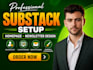 setup substack account customize substack homepage substack newsletter design