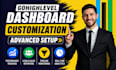 setup advance gohighlevel dashboard customization