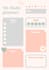 give you cute editable daily planner PDF