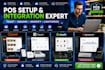 set up toast square shopify and lightspeed pos integration