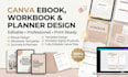 design canva ebook workbook printable templates