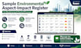 create an environmental aspect impact register