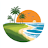 design lawn care and landscaping logo