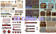 design game ui, environment art, maps and assets